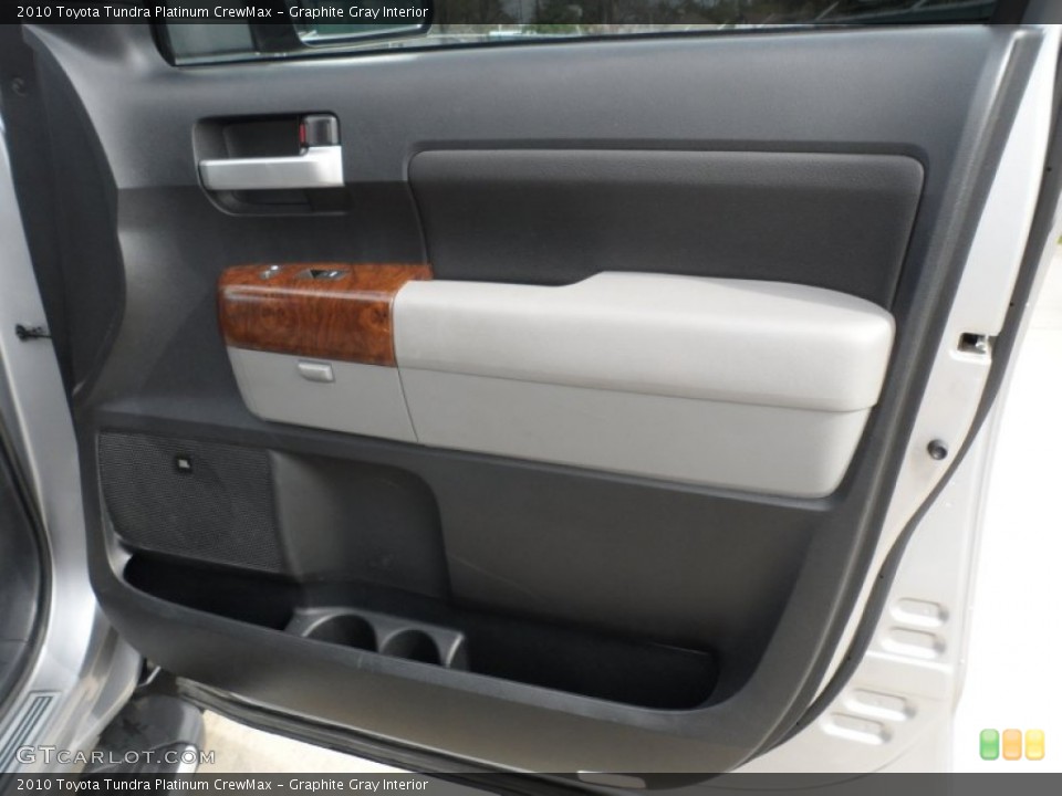 Graphite Gray Interior Door Panel for the 2010 Toyota Tundra Platinum CrewMax #69576957