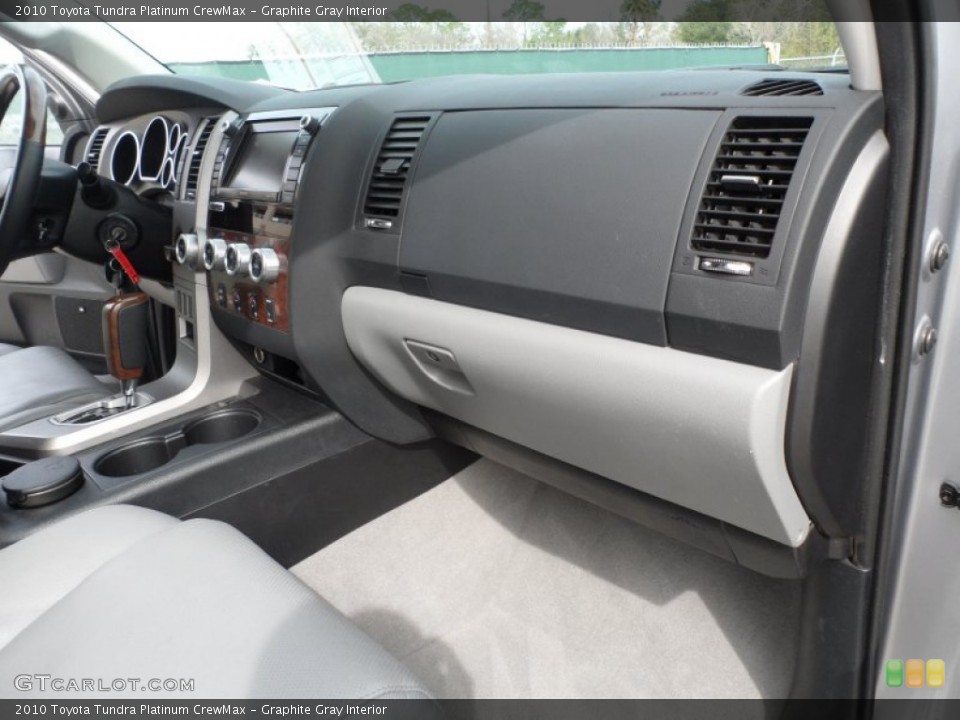 Graphite Gray Interior Dashboard for the 2010 Toyota Tundra Platinum CrewMax #69576965