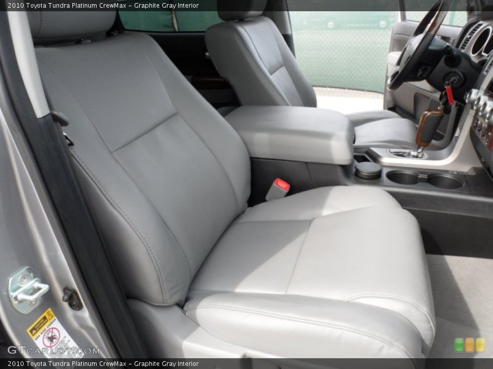 Graphite Gray Interior Photo for the 2010 Toyota Tundra Platinum CrewMax #69576973