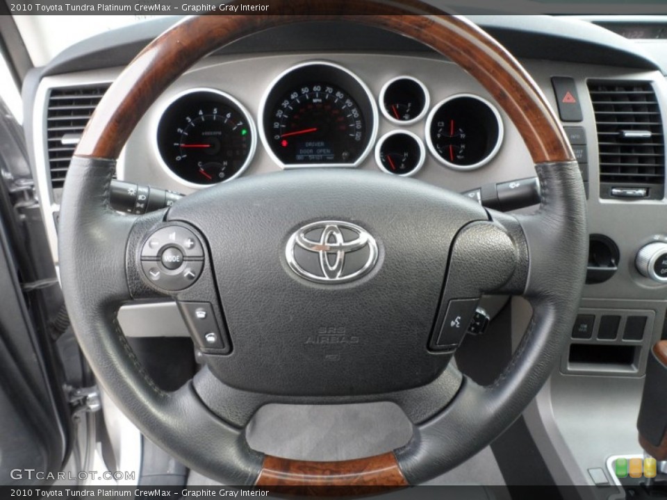 Graphite Gray Interior Steering Wheel for the 2010 Toyota Tundra Platinum CrewMax #69577113