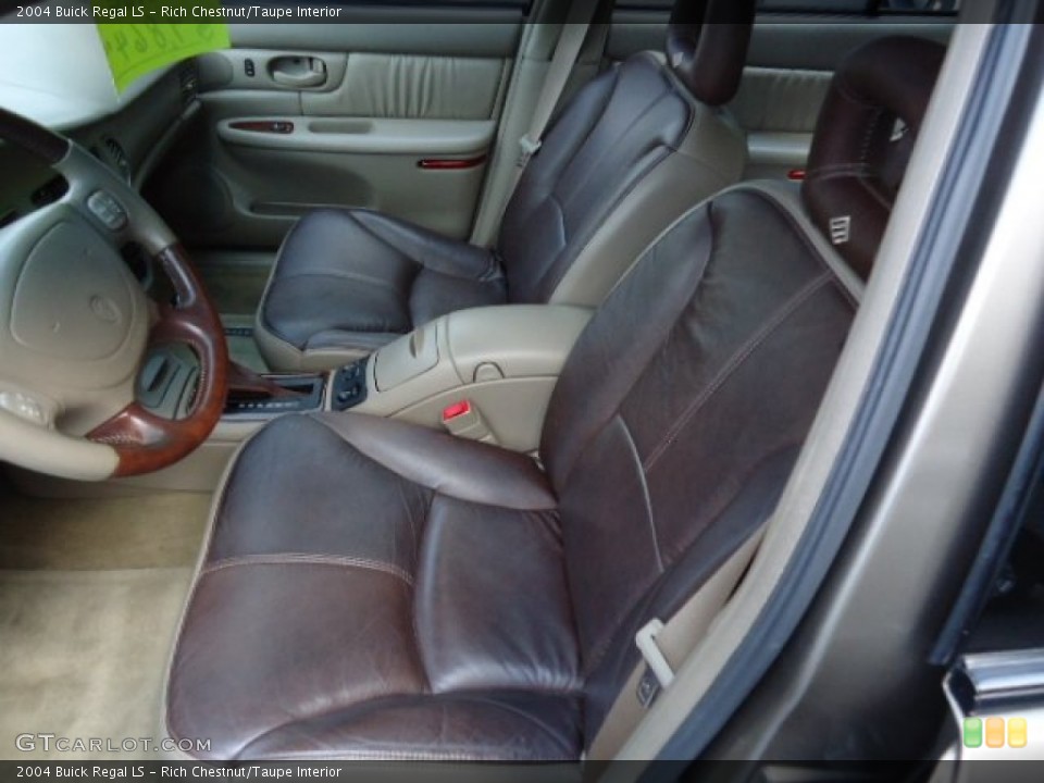Rich Chestnut/Taupe 2004 Buick Regal Interiors