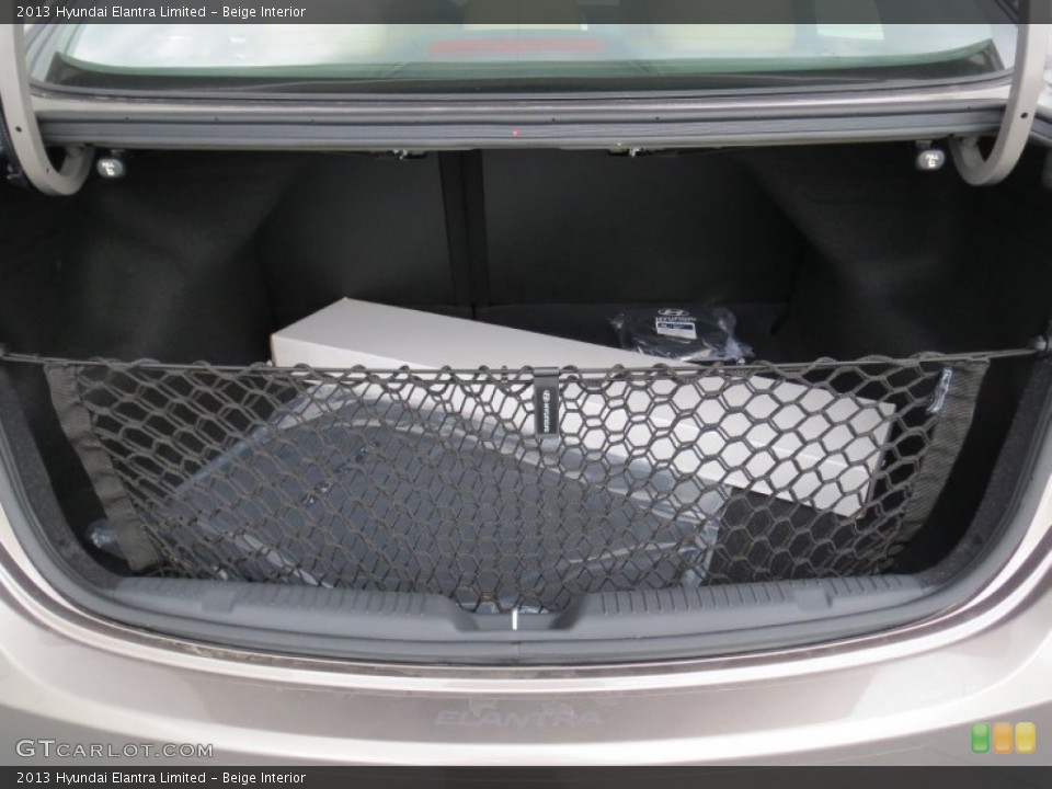 Beige Interior Trunk for the 2013 Hyundai Elantra Limited #69579882