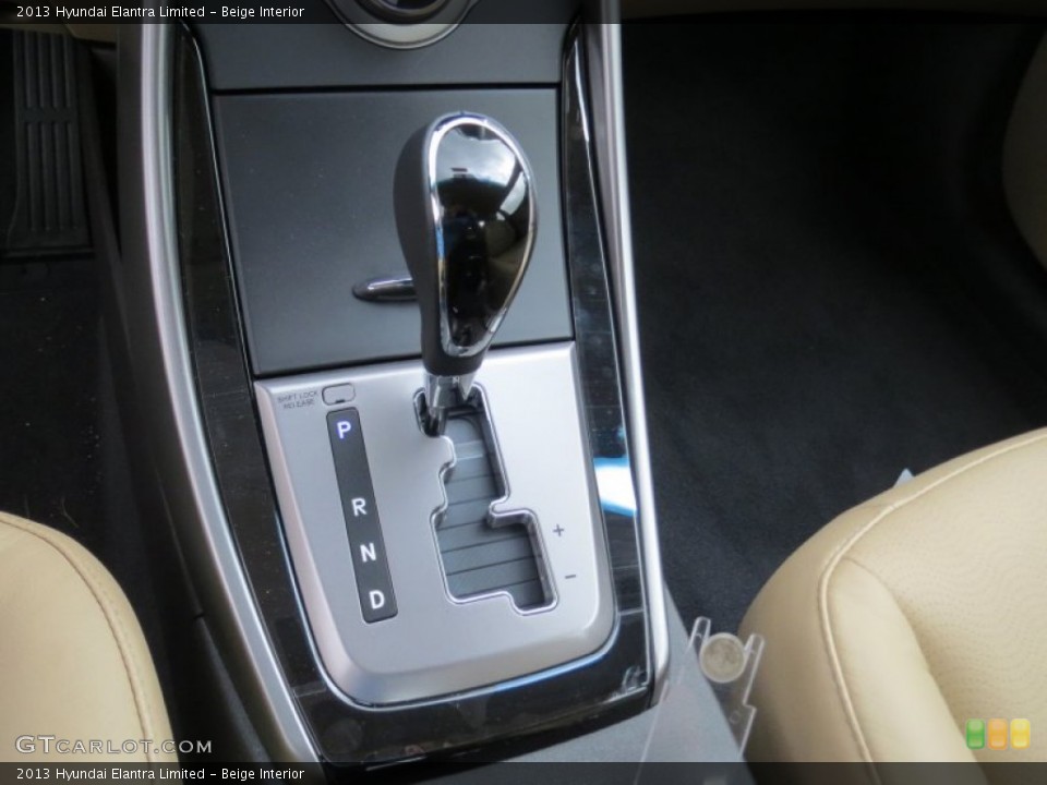 Beige Interior Transmission for the 2013 Hyundai Elantra Limited #69580020