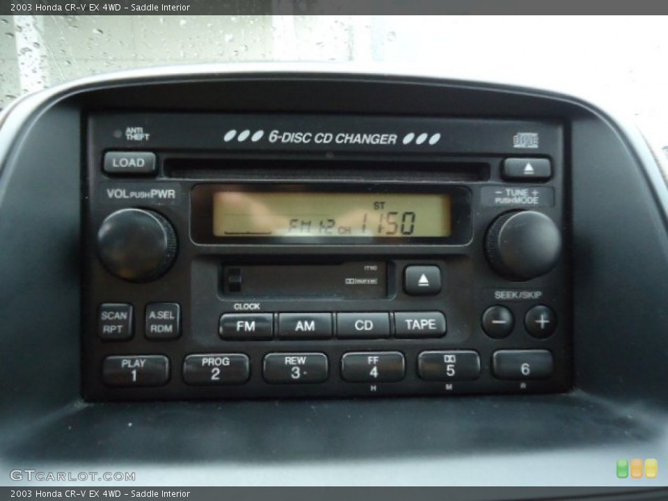Saddle Interior Audio System for the 2003 Honda CR-V EX 4WD #69580551