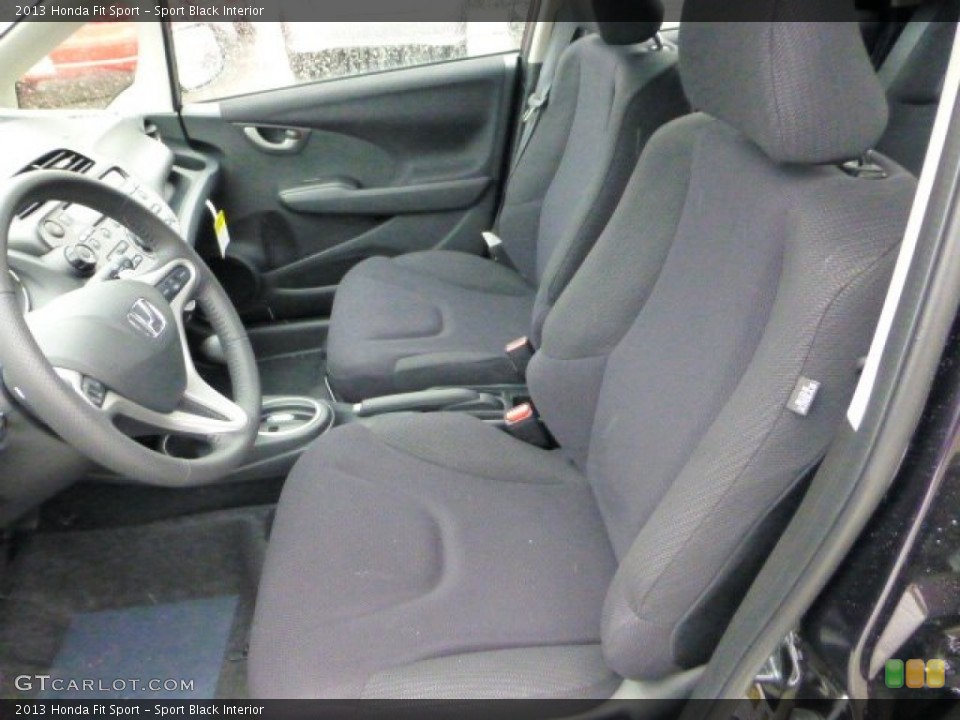 Sport Black Interior Front Seat for the 2013 Honda Fit Sport #69580650