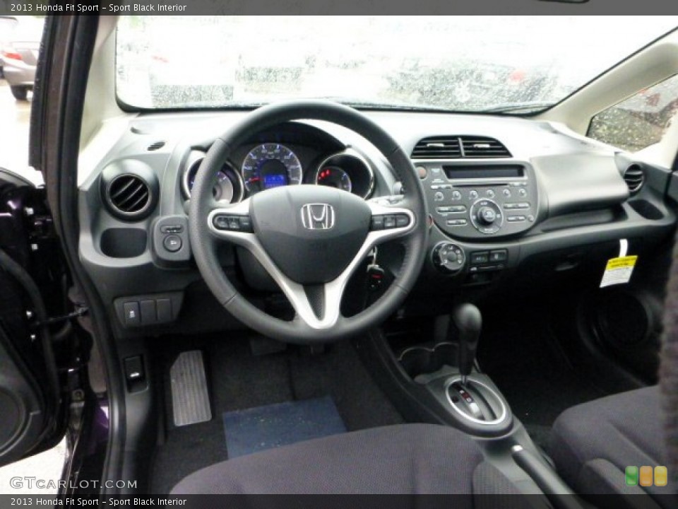 Sport Black Interior Dashboard for the 2013 Honda Fit Sport #69580668