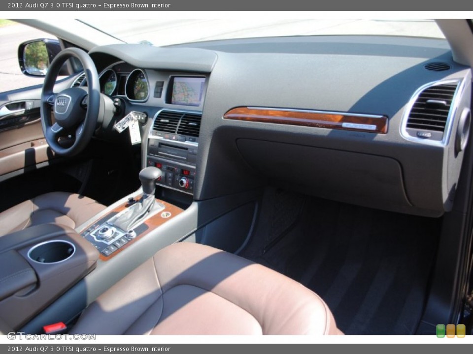 Espresso Brown Interior Dashboard for the 2012 Audi Q7 3.0 TFSI quattro #69584442