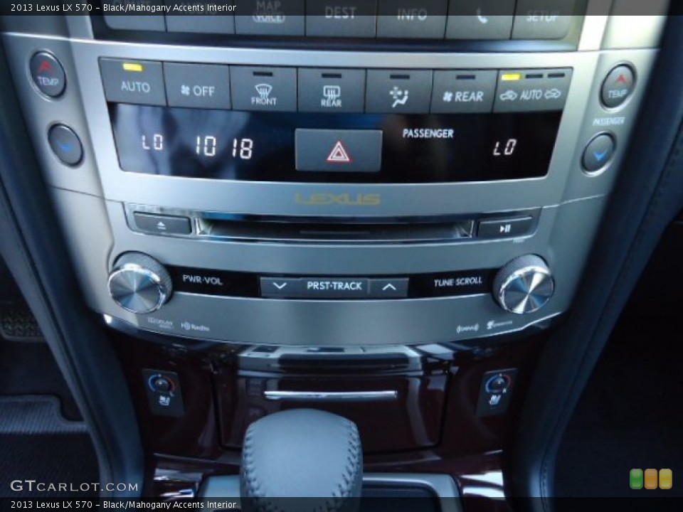 Black/Mahogany Accents Interior Audio System for the 2013 Lexus LX 570 #69584862