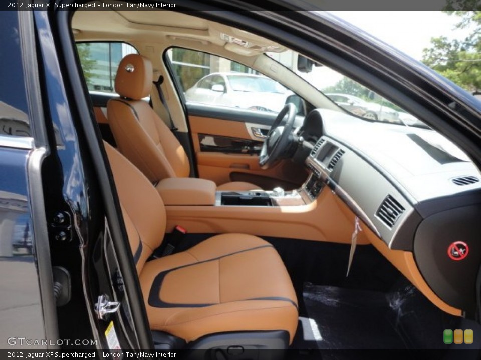 London Tan/Navy Interior Photo for the 2012 Jaguar XF Supercharged #69585558