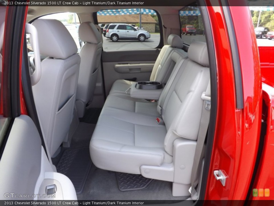 Light Titanium/Dark Titanium Interior Rear Seat for the 2013 Chevrolet Silverado 1500 LT Crew Cab #69586863