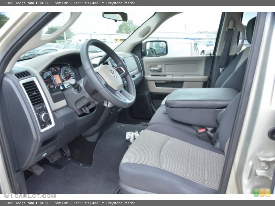 Dark Slate/Medium Graystone Interior Photo for the 2009 Dodge Ram 1500 SLT Crew Cab #69587115