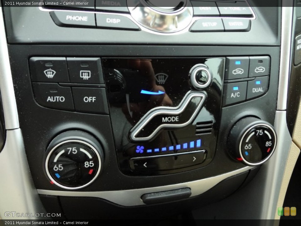 Camel Interior Controls for the 2011 Hyundai Sonata Limited #69587841