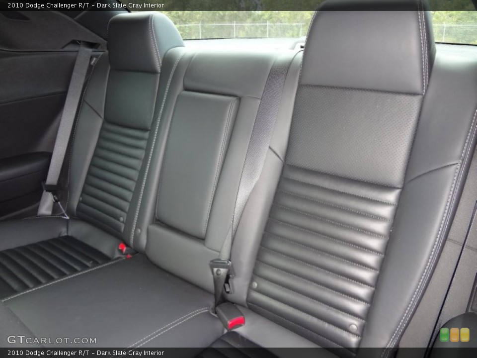 Dark Slate Gray Interior Rear Seat for the 2010 Dodge Challenger R/T #69589098