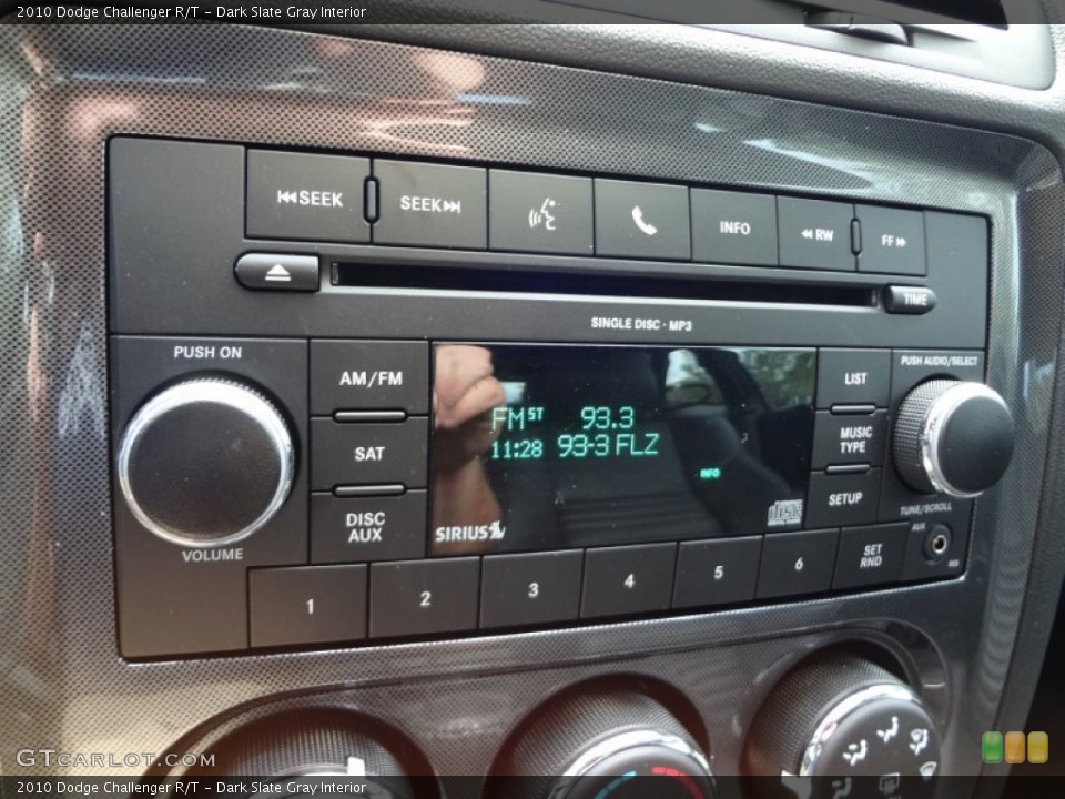 Dark Slate Gray Interior Audio System for the 2010 Dodge Challenger R/T #69589203