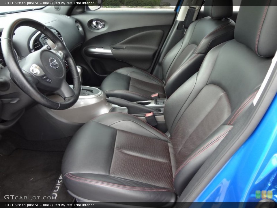 Black/Red w/Red Trim Interior Photo for the 2011 Nissan Juke SL #69589389