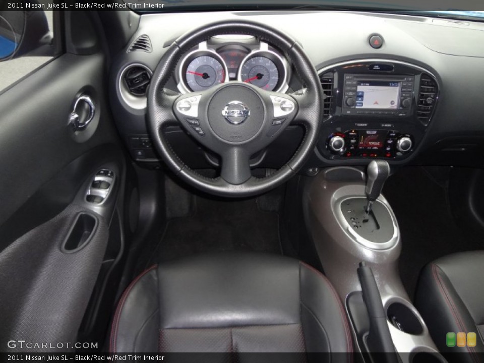Black/Red w/Red Trim Interior Dashboard for the 2011 Nissan Juke SL #69589401