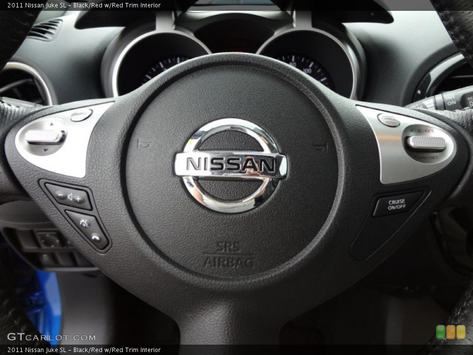Black/Red w/Red Trim Interior Controls for the 2011 Nissan Juke SL #69589518