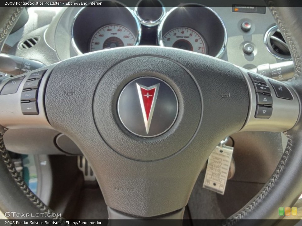 Ebony/Sand Interior Controls for the 2008 Pontiac Solstice Roadster #69590076
