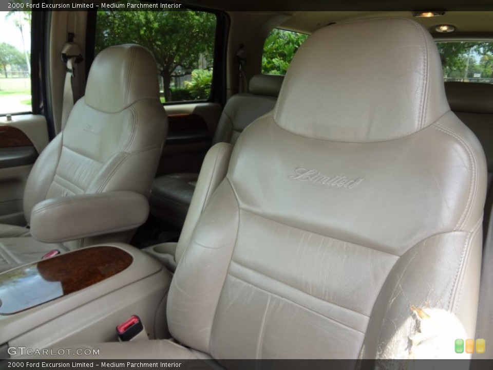 Medium Parchment Interior Front Seat for the 2000 Ford Excursion Limited #69592789