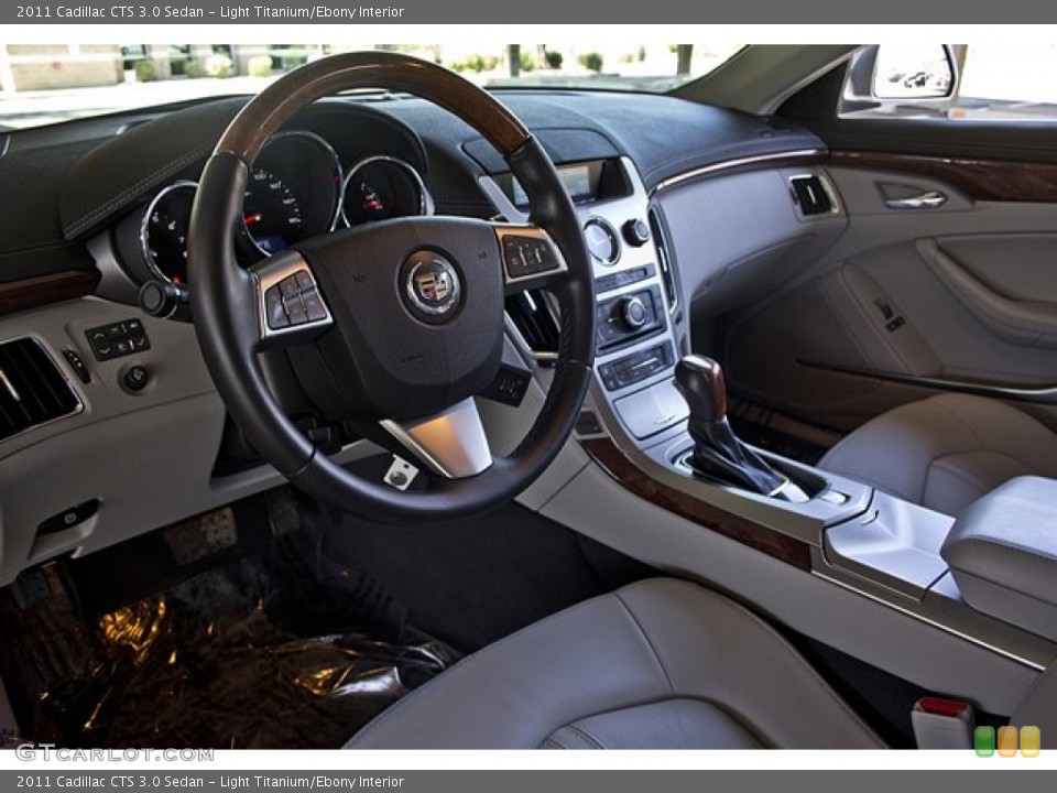 Light Titanium/Ebony Interior Prime Interior for the 2011 Cadillac CTS 3.0 Sedan #69593767
