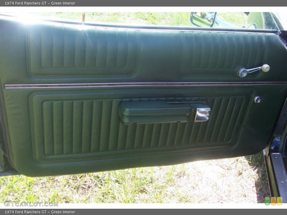 Green Interior Door Panel for the 1974 Ford Ranchero GT #69593872