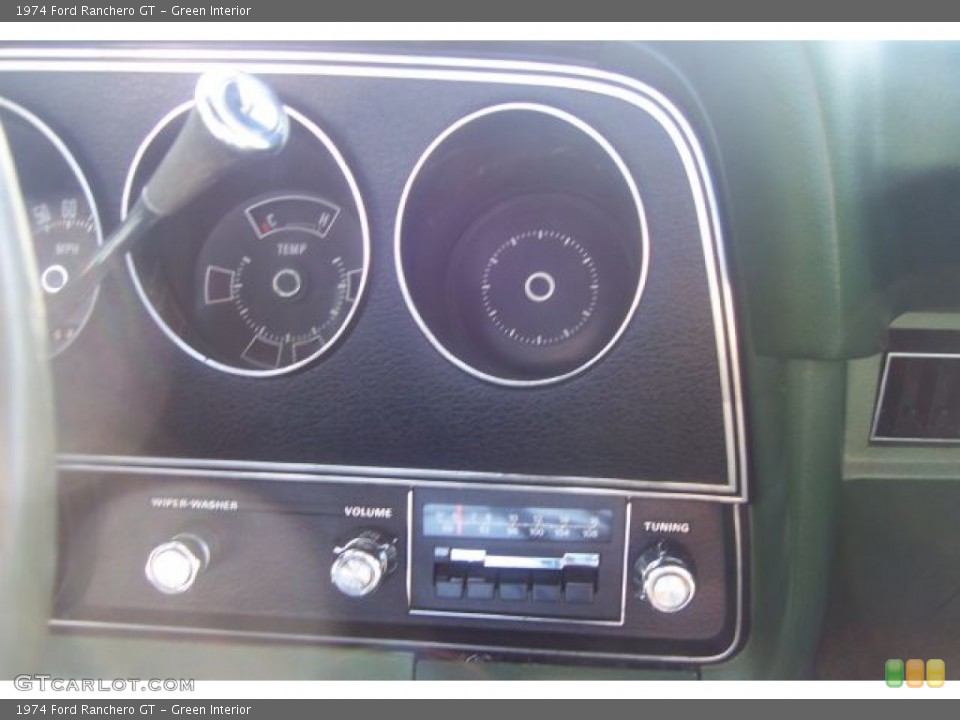 Green Interior Controls for the 1974 Ford Ranchero GT #69593899