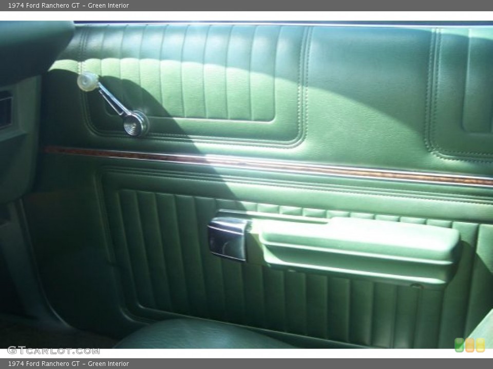 Green Interior Door Panel for the 1974 Ford Ranchero GT #69593923