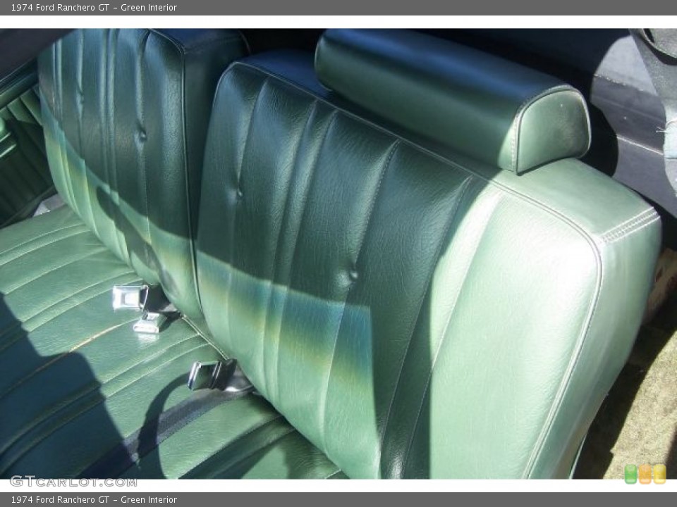 Green Interior Front Seat for the 1974 Ford Ranchero GT #69593932
