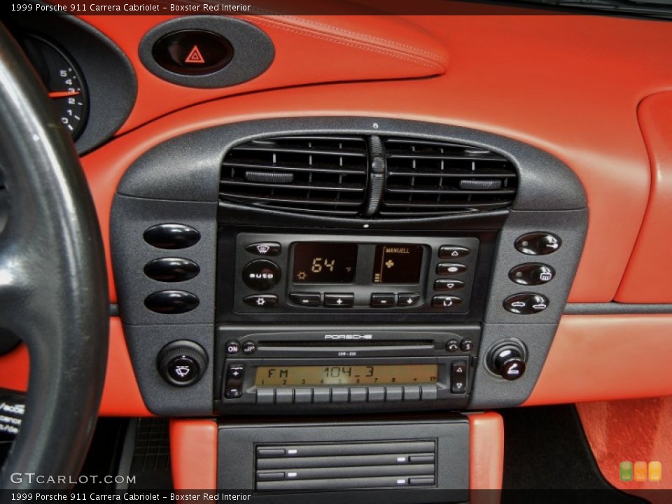 Boxster Red Interior Controls for the 1999 Porsche 911 Carrera Cabriolet #69598333