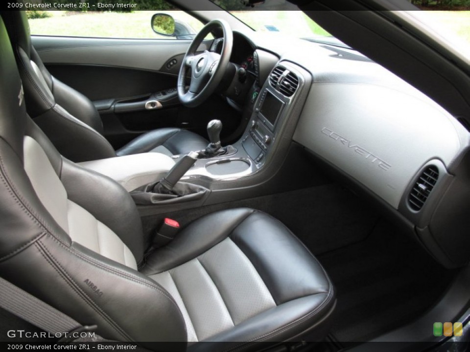 Ebony Interior Photo for the 2009 Chevrolet Corvette ZR1 #69599440
