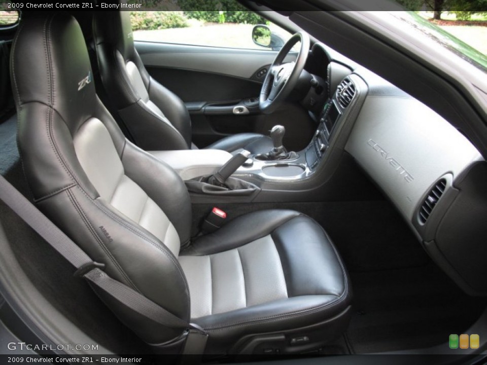 Ebony Interior Photo for the 2009 Chevrolet Corvette ZR1 #69599449