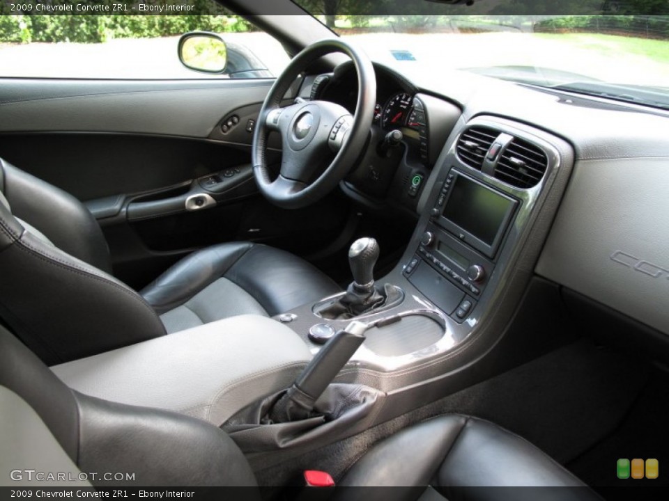 Ebony Interior Photo for the 2009 Chevrolet Corvette ZR1 #69599458