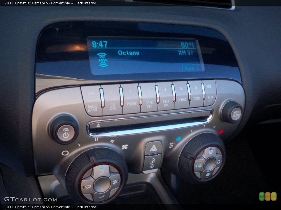 Black Interior Audio System for the 2011 Chevrolet Camaro SS Convertible #69599686