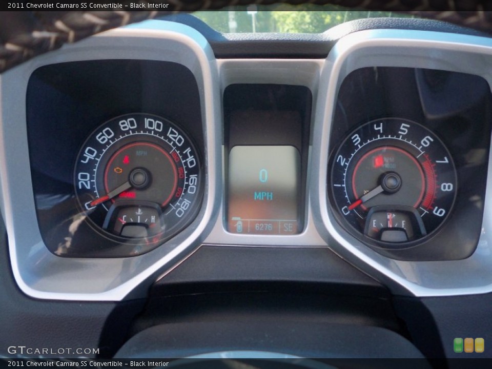 Black Interior Gauges for the 2011 Chevrolet Camaro SS Convertible #69599724