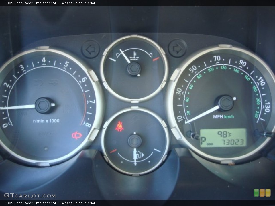 Alpaca Beige Interior Gauges for the 2005 Land Rover Freelander SE #69602825