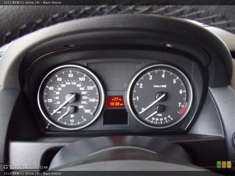 Black Interior Gauges for the 2013 BMW X1 sDrive 28i #69607282