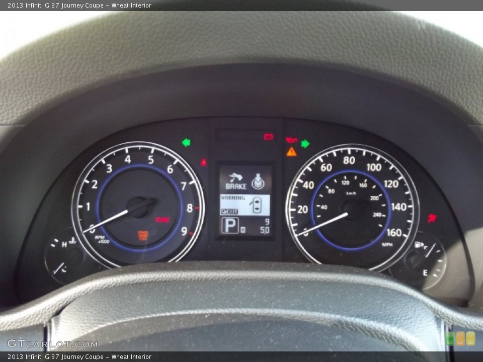 Wheat Interior Gauges for the 2013 Infiniti G 37 Journey Coupe #69607390