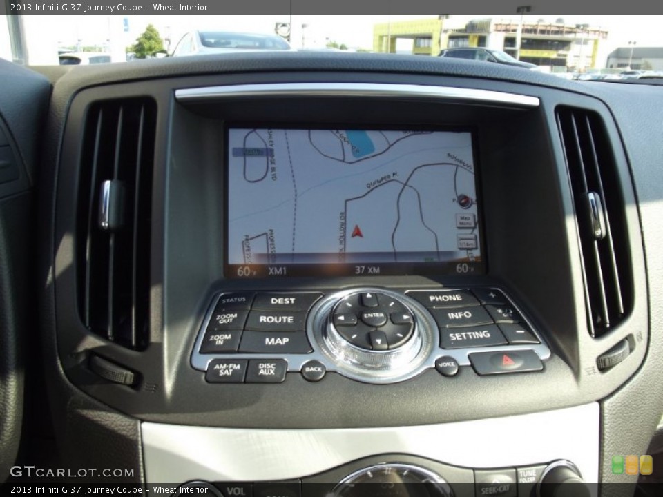 Wheat Interior Navigation for the 2013 Infiniti G 37 Journey Coupe #69607399