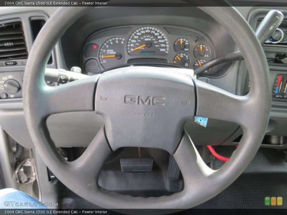 Pewter Interior Steering Wheel for the 2004 GMC Sierra 1500 SLE Extended Cab #69609727