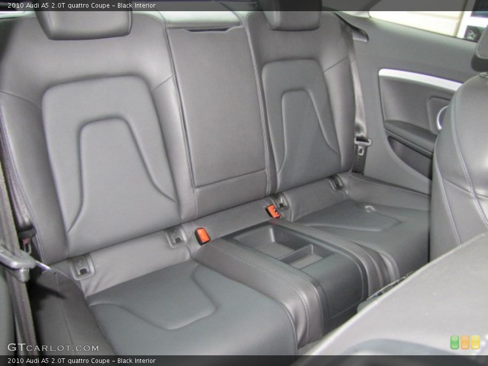 Black Interior Rear Seat for the 2010 Audi A5 2.0T quattro Coupe #69612065