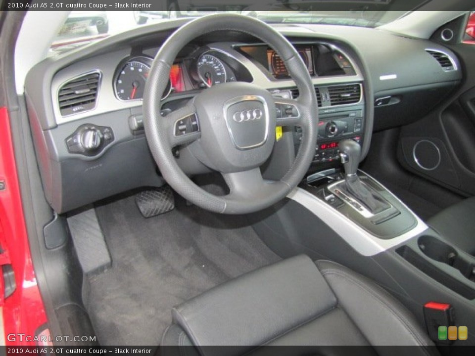 Black Interior Prime Interior for the 2010 Audi A5 2.0T quattro Coupe #69612091