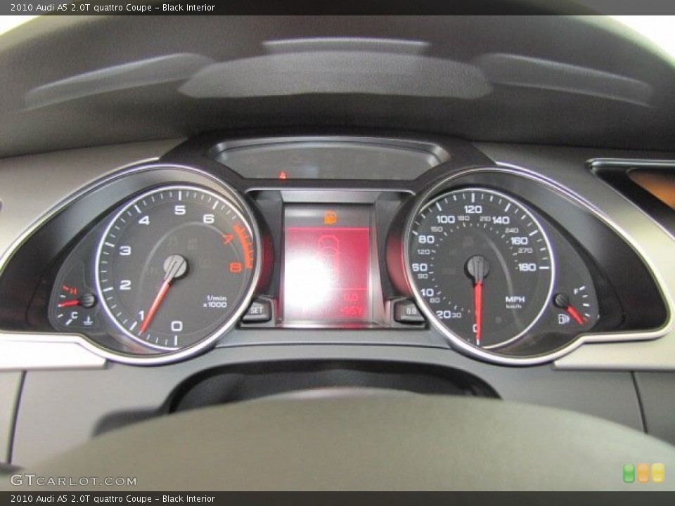 Black Interior Gauges for the 2010 Audi A5 2.0T quattro Coupe #69612139