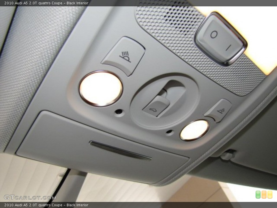 Black Interior Controls for the 2010 Audi A5 2.0T quattro Coupe #69612186
