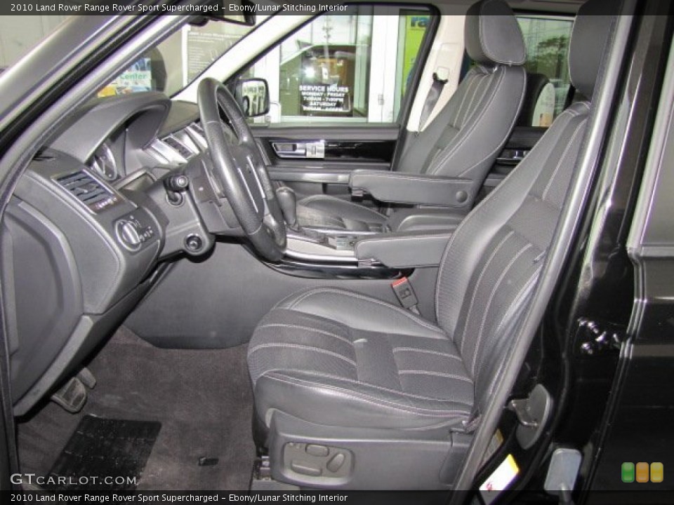 Ebony/Lunar Stitching Interior Photo for the 2010 Land Rover Range Rover Sport Supercharged #69612784