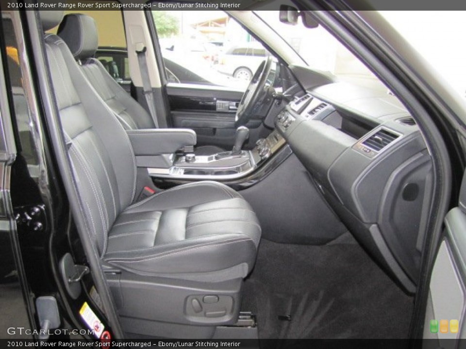 Ebony/Lunar Stitching Interior Photo for the 2010 Land Rover Range Rover Sport Supercharged #69612874