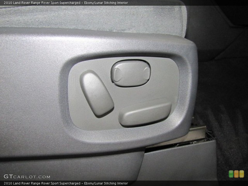 Ebony/Lunar Stitching Interior Controls for the 2010 Land Rover Range Rover Sport Supercharged #69612904
