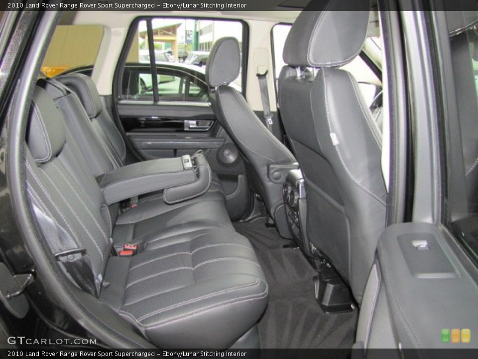Ebony/Lunar Stitching Interior Rear Seat for the 2010 Land Rover Range Rover Sport Supercharged #69612913