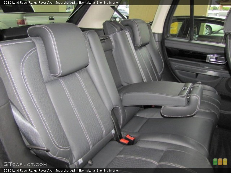 Ebony/Lunar Stitching Interior Rear Seat for the 2010 Land Rover Range Rover Sport Supercharged #69612928