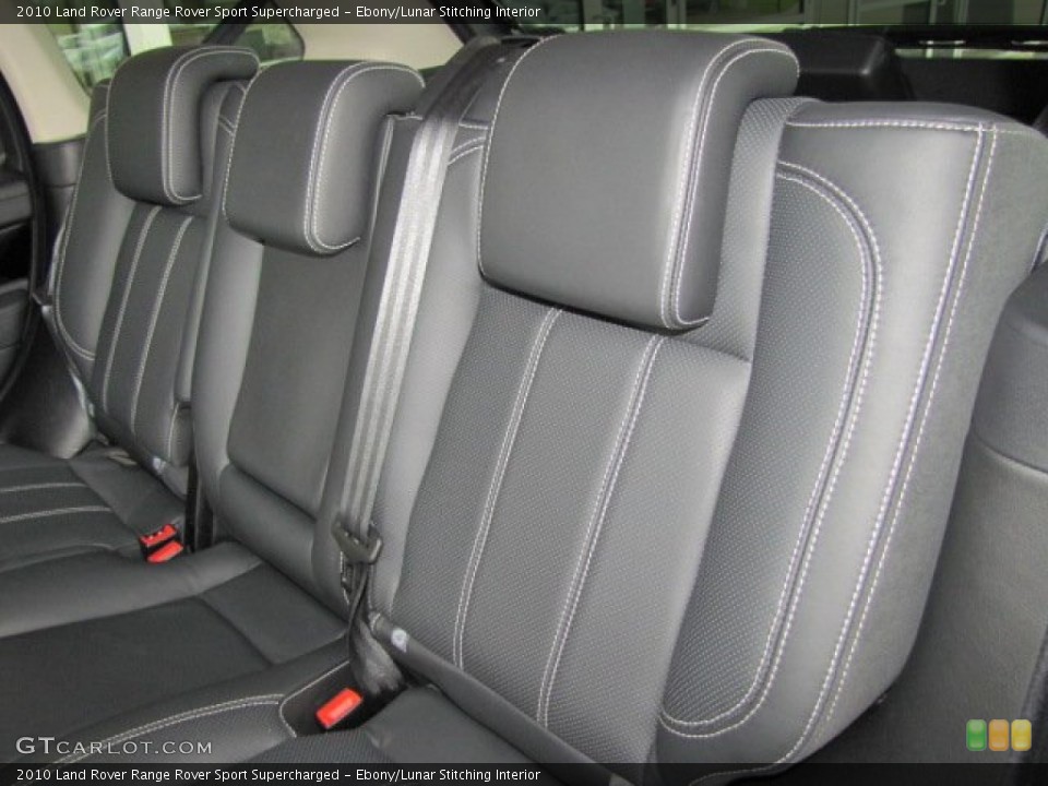 Ebony/Lunar Stitching Interior Rear Seat for the 2010 Land Rover Range Rover Sport Supercharged #69612967