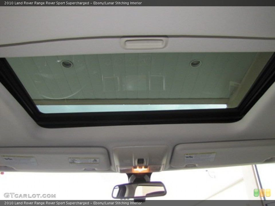 Ebony/Lunar Stitching Interior Sunroof for the 2010 Land Rover Range Rover Sport Supercharged #69612994